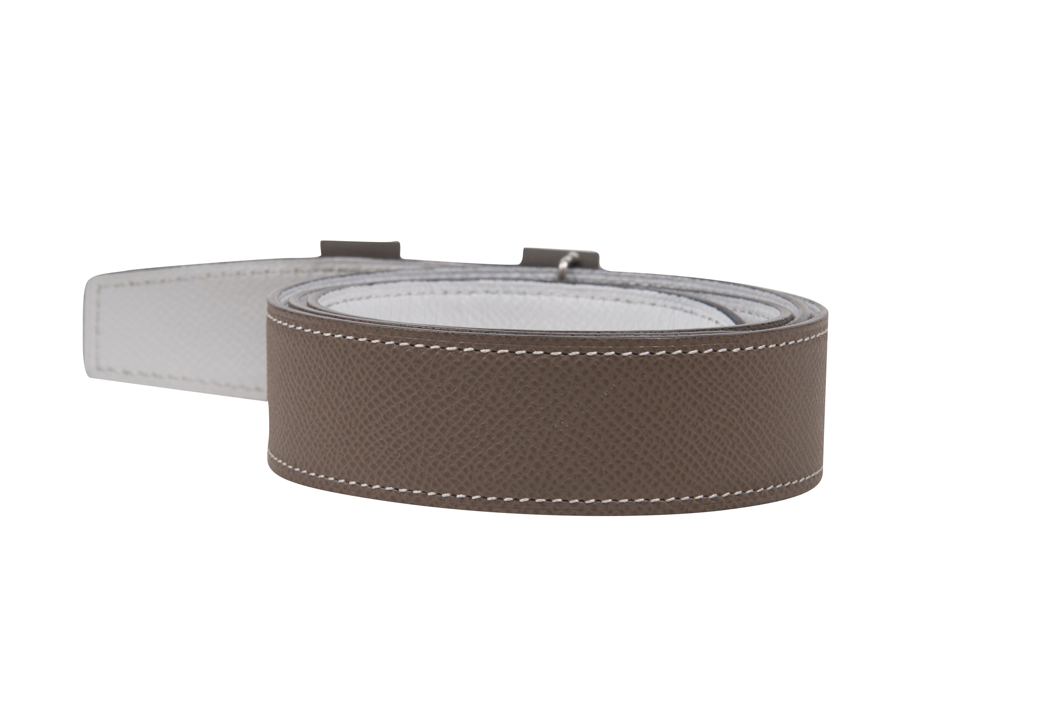 Hermes Constance Strie Belt Etoupe Introducing the Perfect Combo with 4 different styling  main image 4