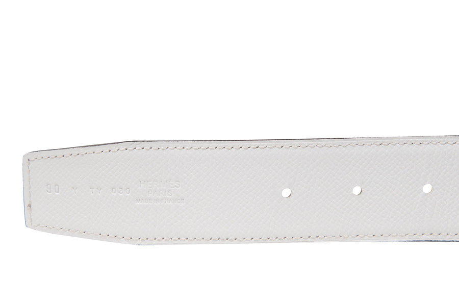 38 MM Etoupe White H Belt Kit HERMES 
