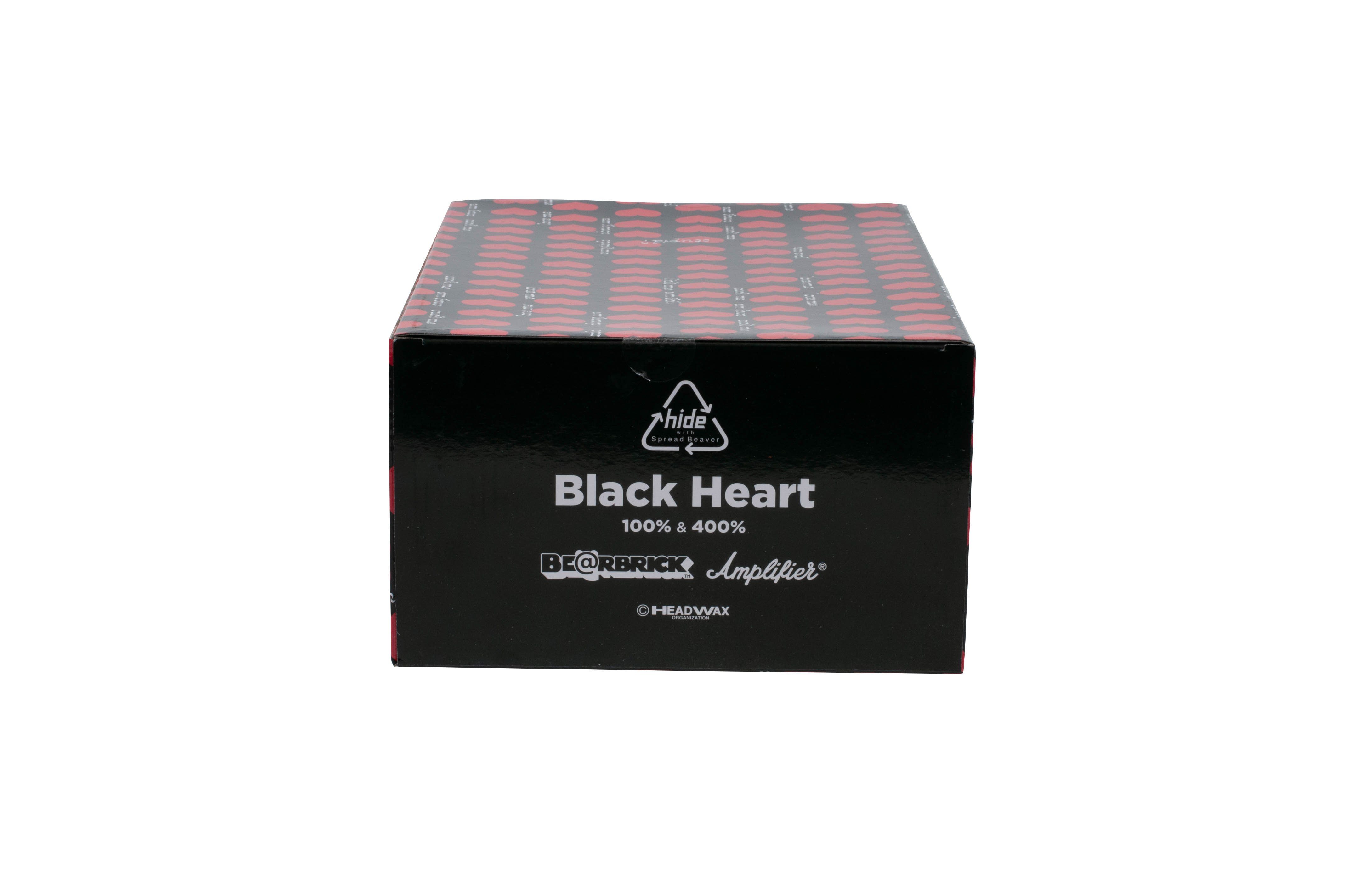 400% & 100% Black Heart Bearbrick – THE-ECHELON