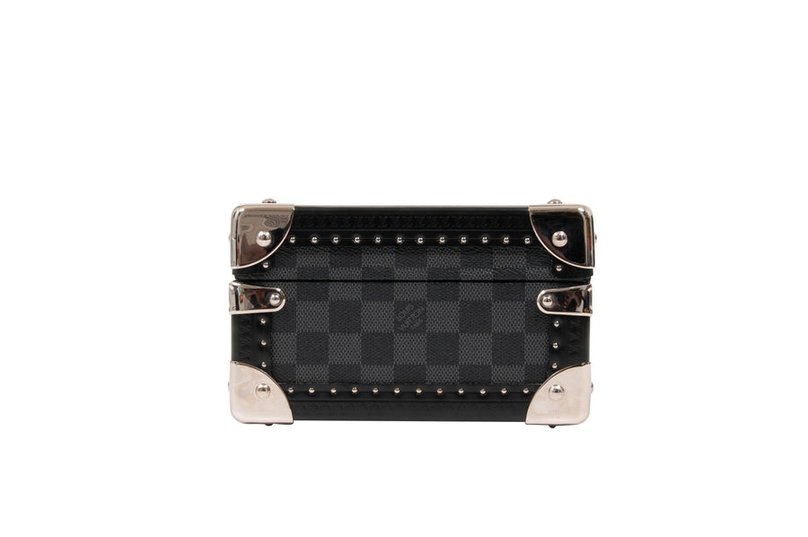 Louis Vuitton 8 Watch Case Graphite Damier Graphite