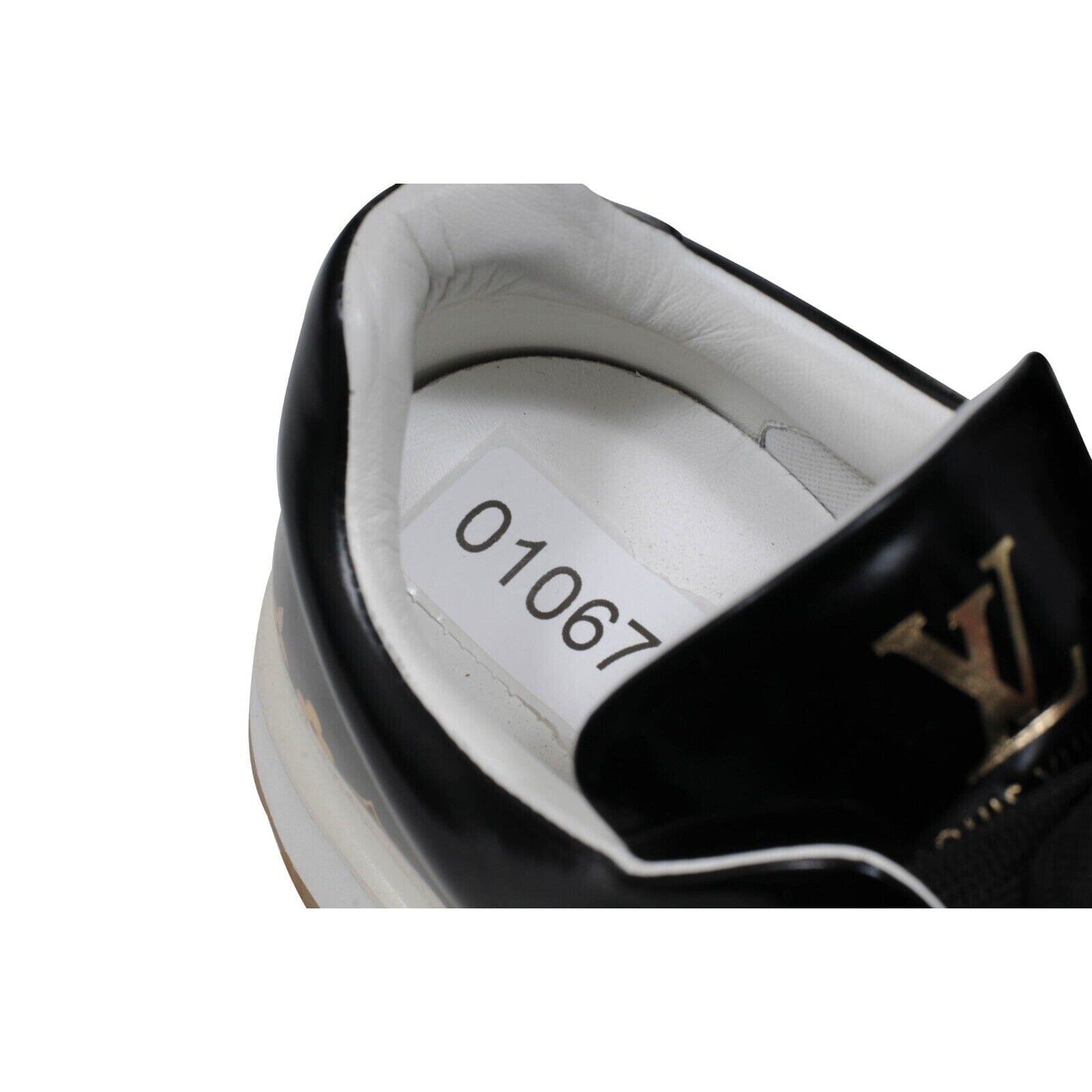Louis Vuitton Abbesses Black Leather Chunky Derby Sneakers Size 9 Men 10.5 Women Louis Vuitton Abbesses Sneaker Black Leather Chunk Derby  main image 2