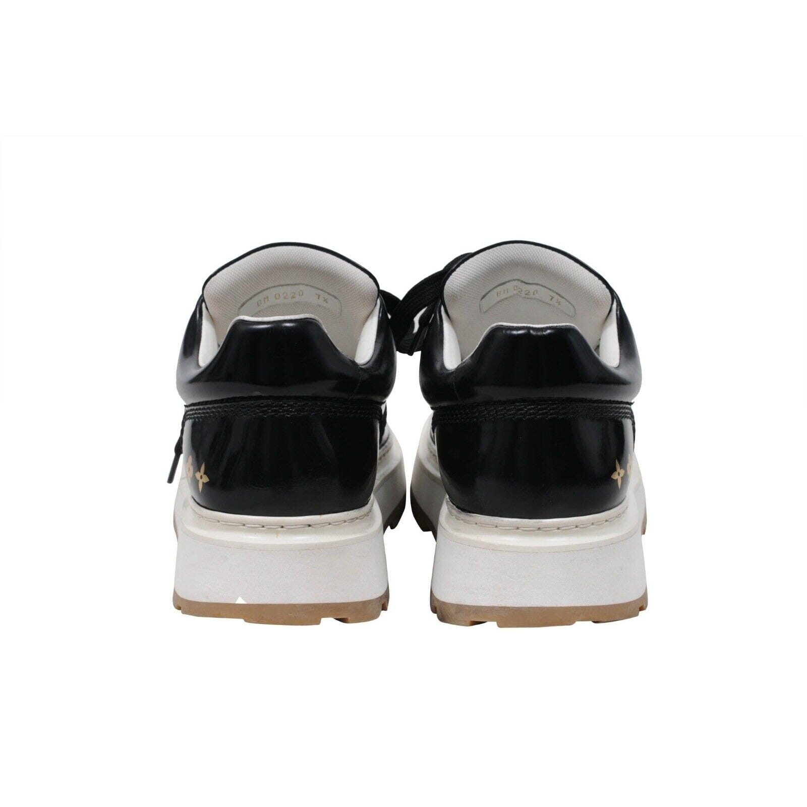 Louis Vuitton Abbesses Black Leather Chunky Derby Platform  display picture 2