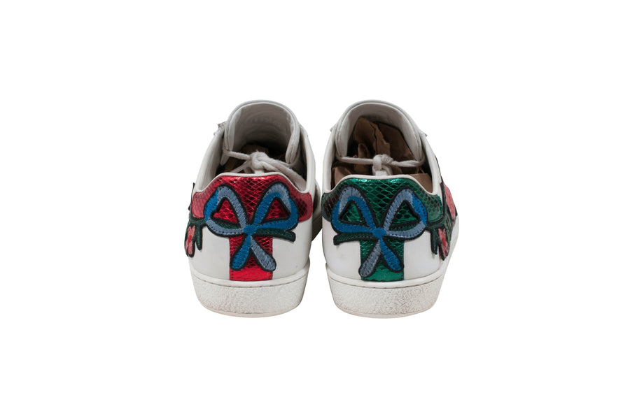 Ace Floral Embroidered Sneaker GUCCI 