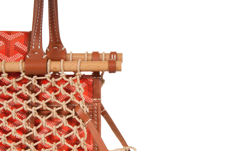 Goyard Aligre Raffia Mesh Tote Bag (Orange) – The Luxury Shopper