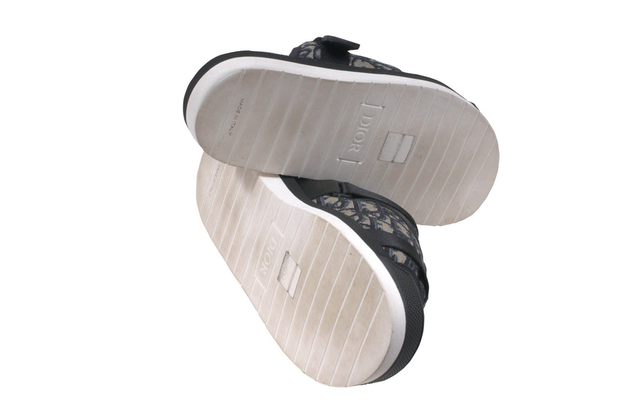 Alpha Sandal (Beige and Black Dior Oblique Jacquard) DIOR 