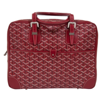 Goyard Pink Chevron Ambassade MM Briefcase Business Bag