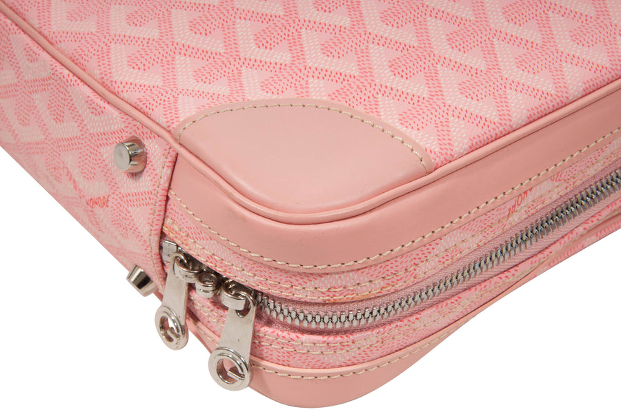 Goyard Pink Ambassade PM Travel Computer Laptop Briefcase Carry On Travel Tote  Bag – THE-ECHELON