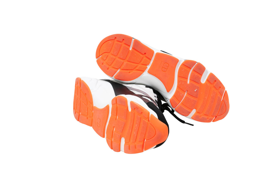 DIOR MEN B22 'White Orange' Chunky Sneakers - Orange Sneakers, Shoes -  DIORM34536
