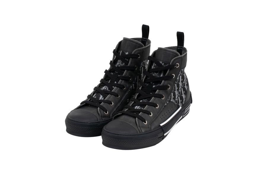 B23 High Top Dior Oblique Sneaker (Black) DIOR 