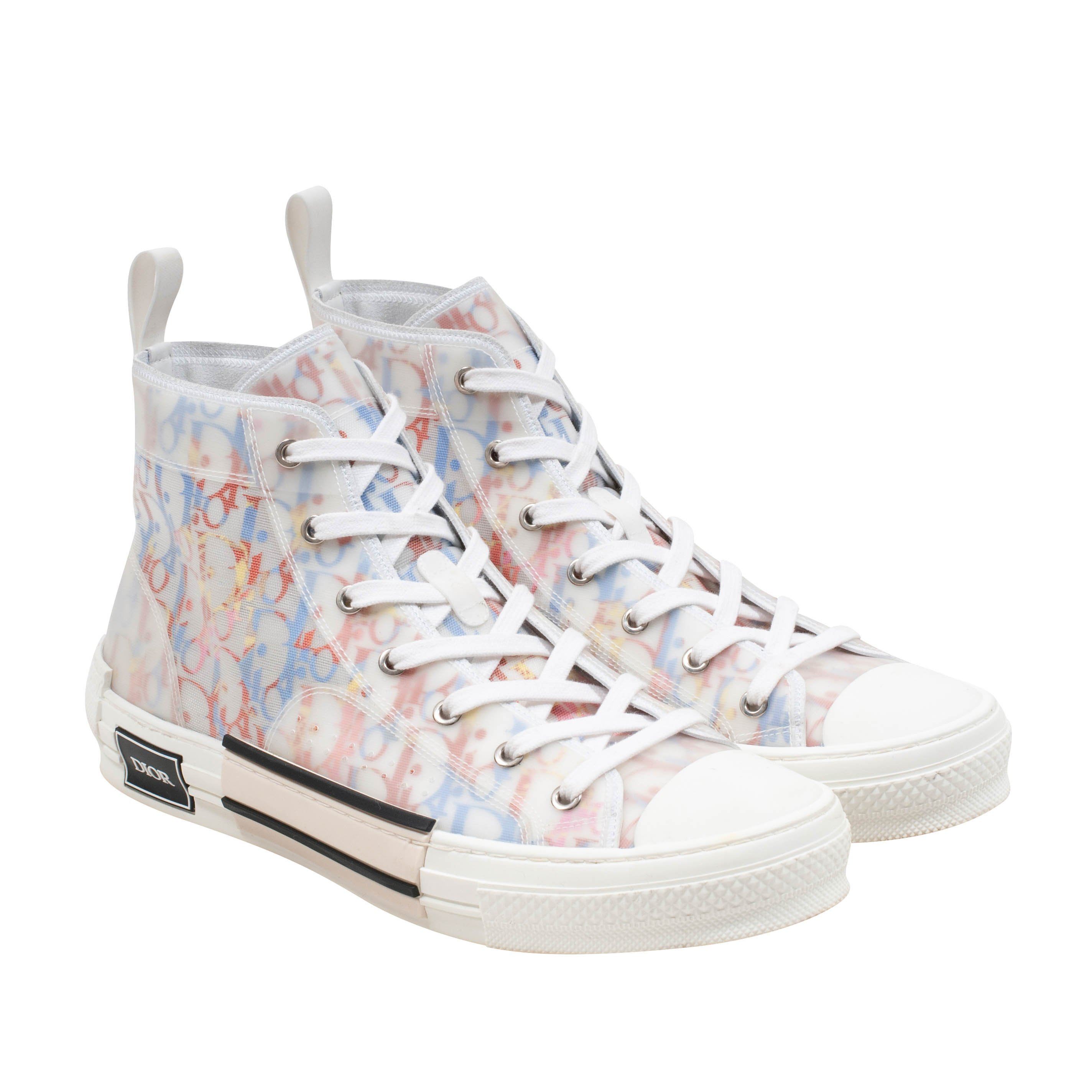B23 High Top Dior Oblique Sneakers (Multicolor) – THE-ECHELON