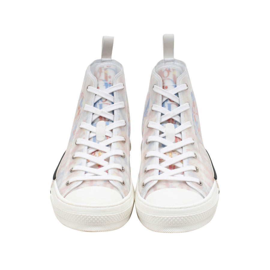 B23 High Top Dior Oblique Sneakers (Multicolor) DIOR 