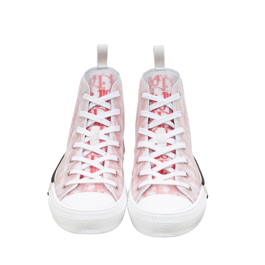 B23 High Top Dior Oblique Sneakers (Red) DIOR 