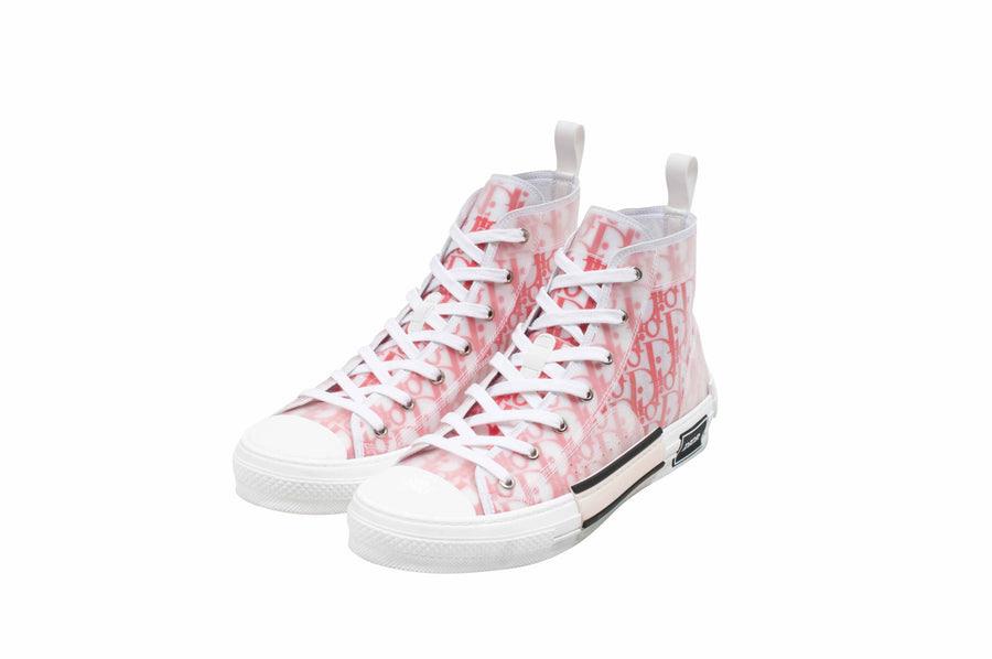 B23 High Top Dior Oblique Sneakers (Red) DIOR 