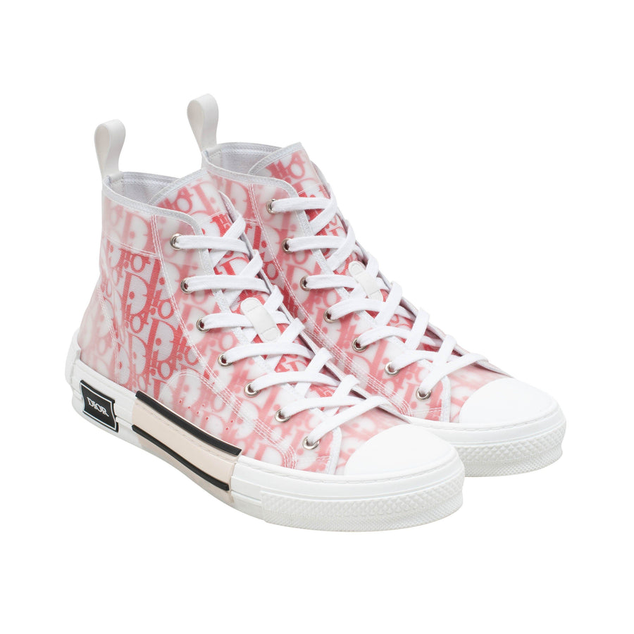 Dior Oblique Dior Sneakers Red B23 High Top Dior Oblique Sneakers
