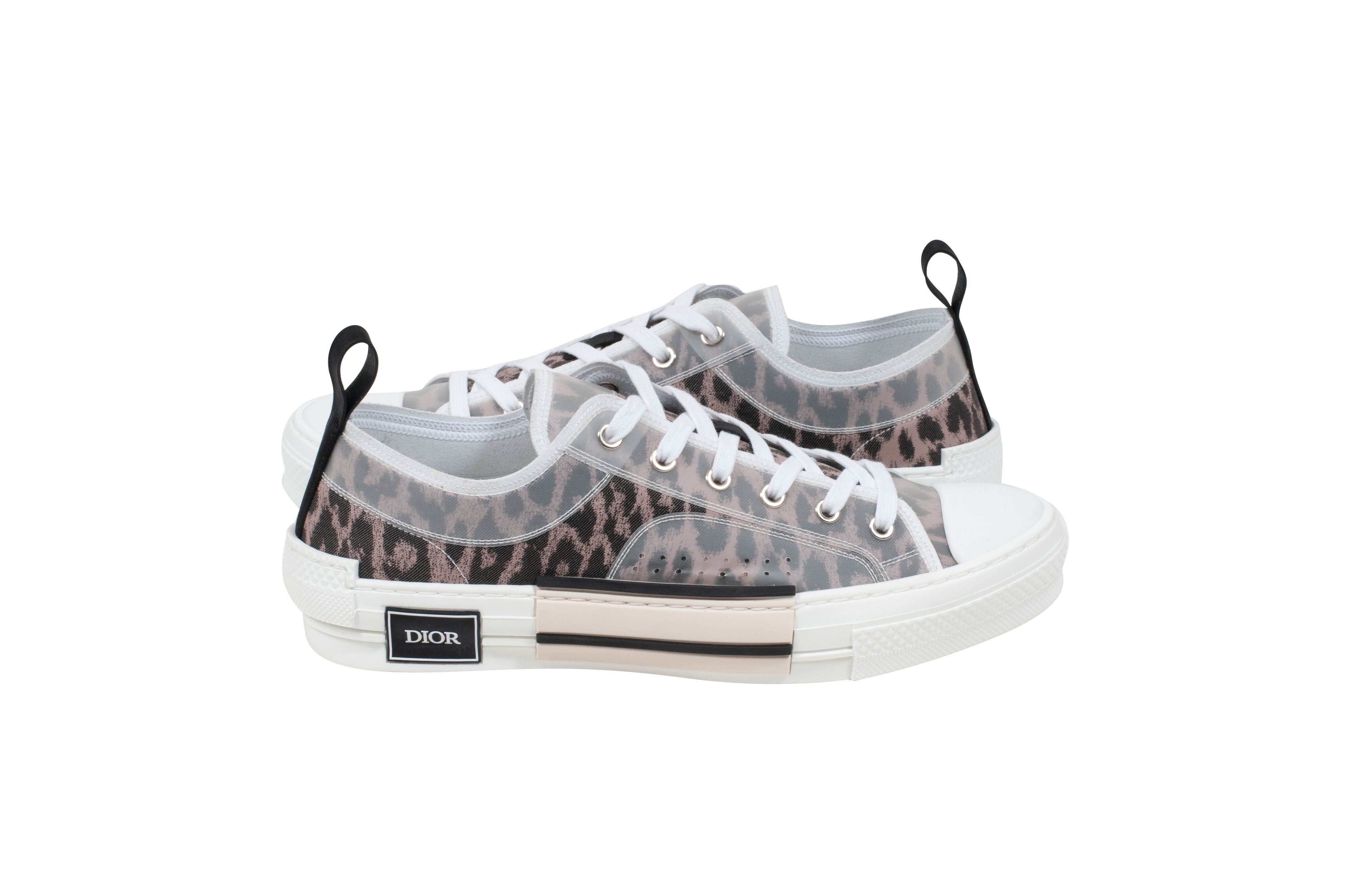 B23 Low Top Dior Oblique Sneaker (Leopard) – THE-ECHELON