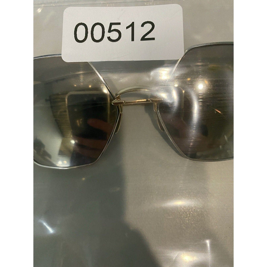 Baby Bitch Gold Plate Cross Octagonal Round 55M Sunglasses CHROME HEARTS 