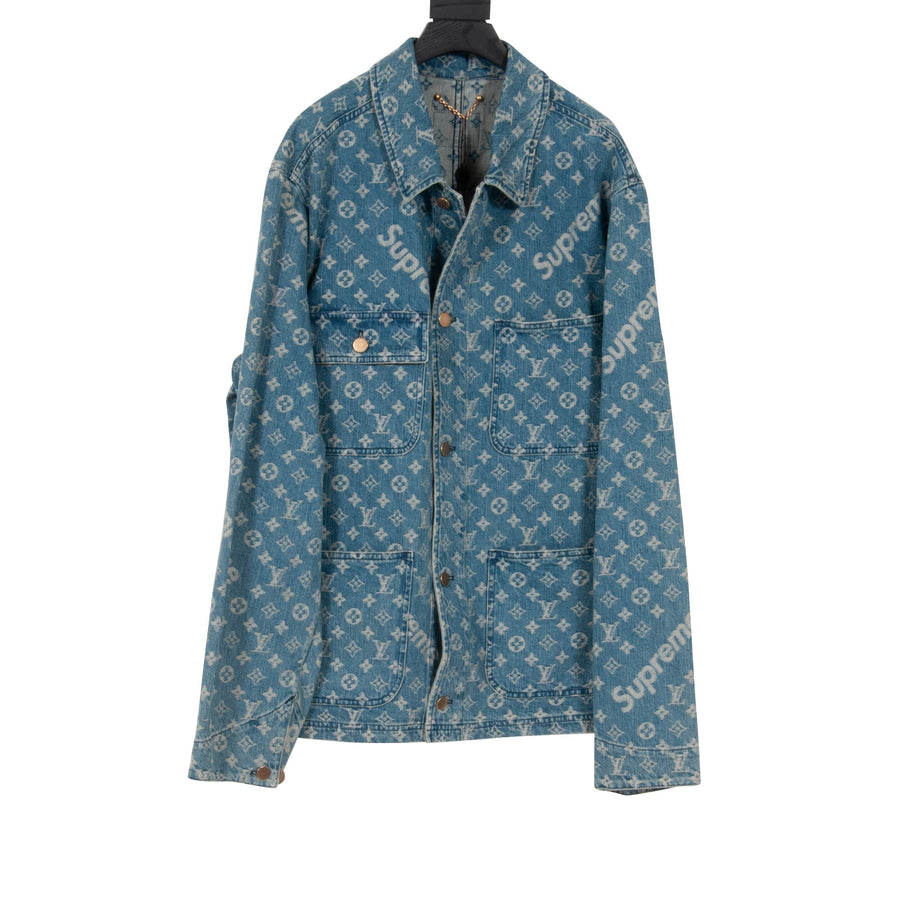 Jacket Louis Vuitton Blue size 48 IT in Denim  Jeans  31176225