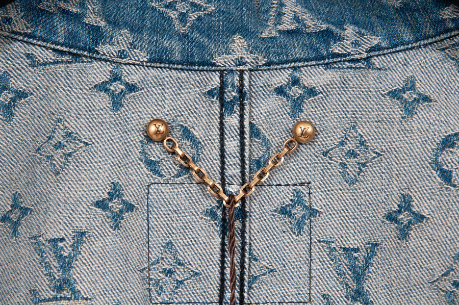 Supreme Louis Vuitton Blue Jean Jacket