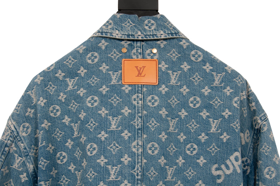 Louis Vuitton Denim Chore Coat Blue