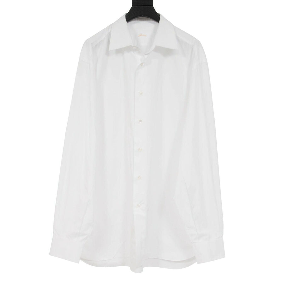 Barrel Cuff Button Up Collard Dress Shirt Brioni 