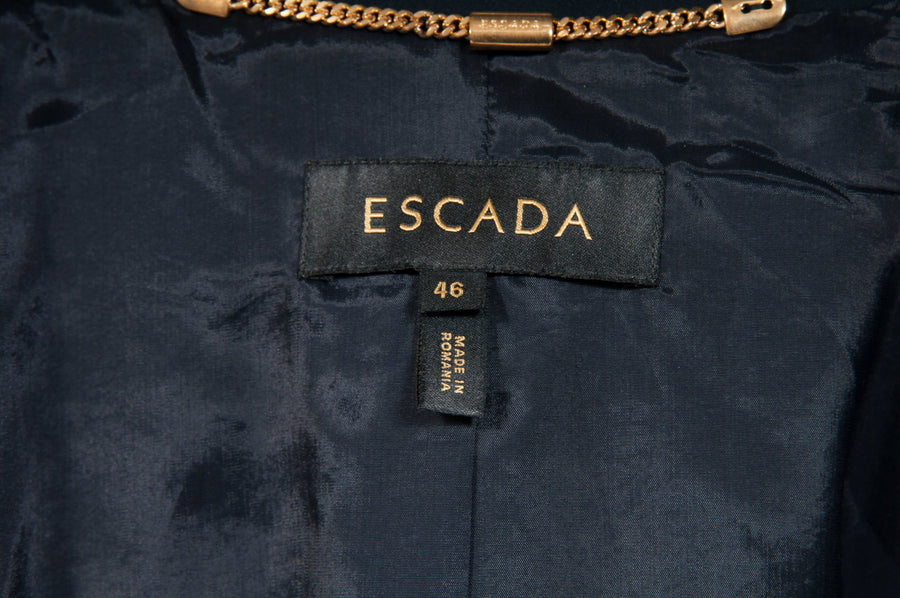 Belted Trench Coat (Navy) Escada 