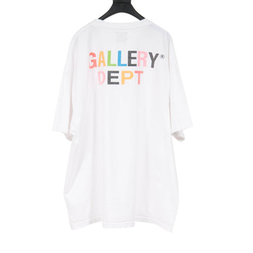 Beverly Hills Distressed White T Shirt Gallery Dept. 