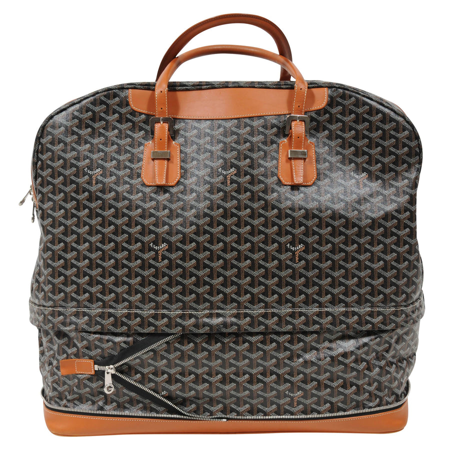 Goyard Cognac Leather Travel Bag – The Don's Luxury Goods