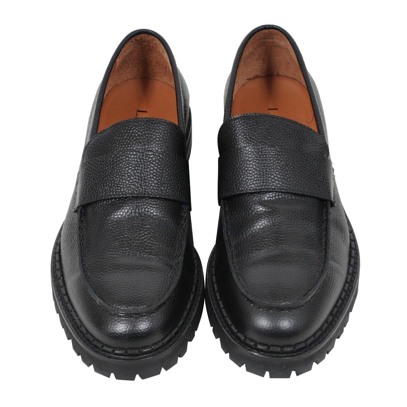LANVIN LEATHER PENNY LOAFER BLACK SZ: 10 Lanvin Black Leather Penny Loafers Size 45 Lanvin | TLC US main image 3
