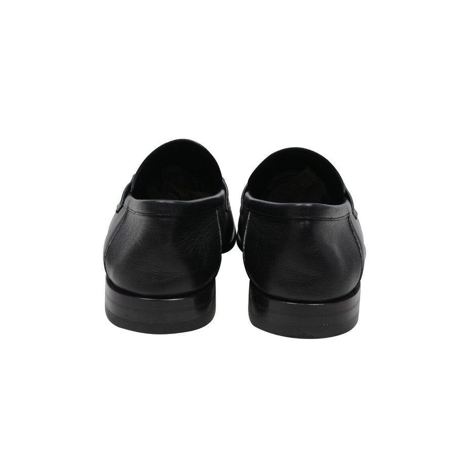 Louis Vuitton Black Mens Leather Major Loafer US11/10UK (BJEL1XTG02M100)