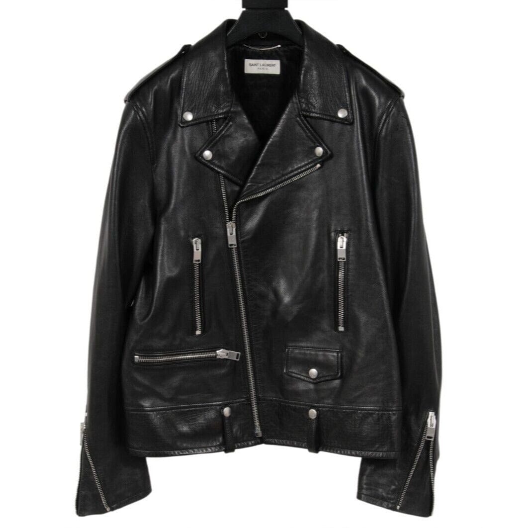 Saint laurent hotsell l01 leather jacket