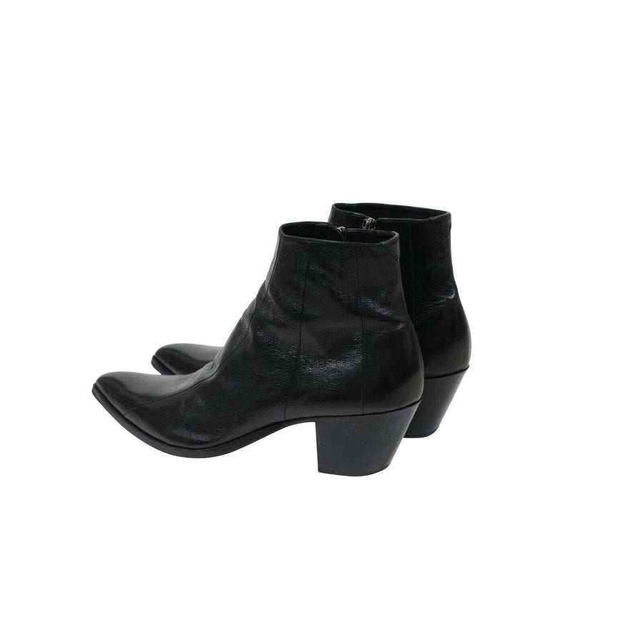 Black Leather 60mm Finn Western Boots SAINT LAURENT 