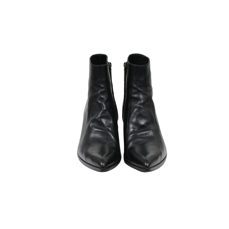 Black Leather 60mm Finn Western Boots SAINT LAURENT 