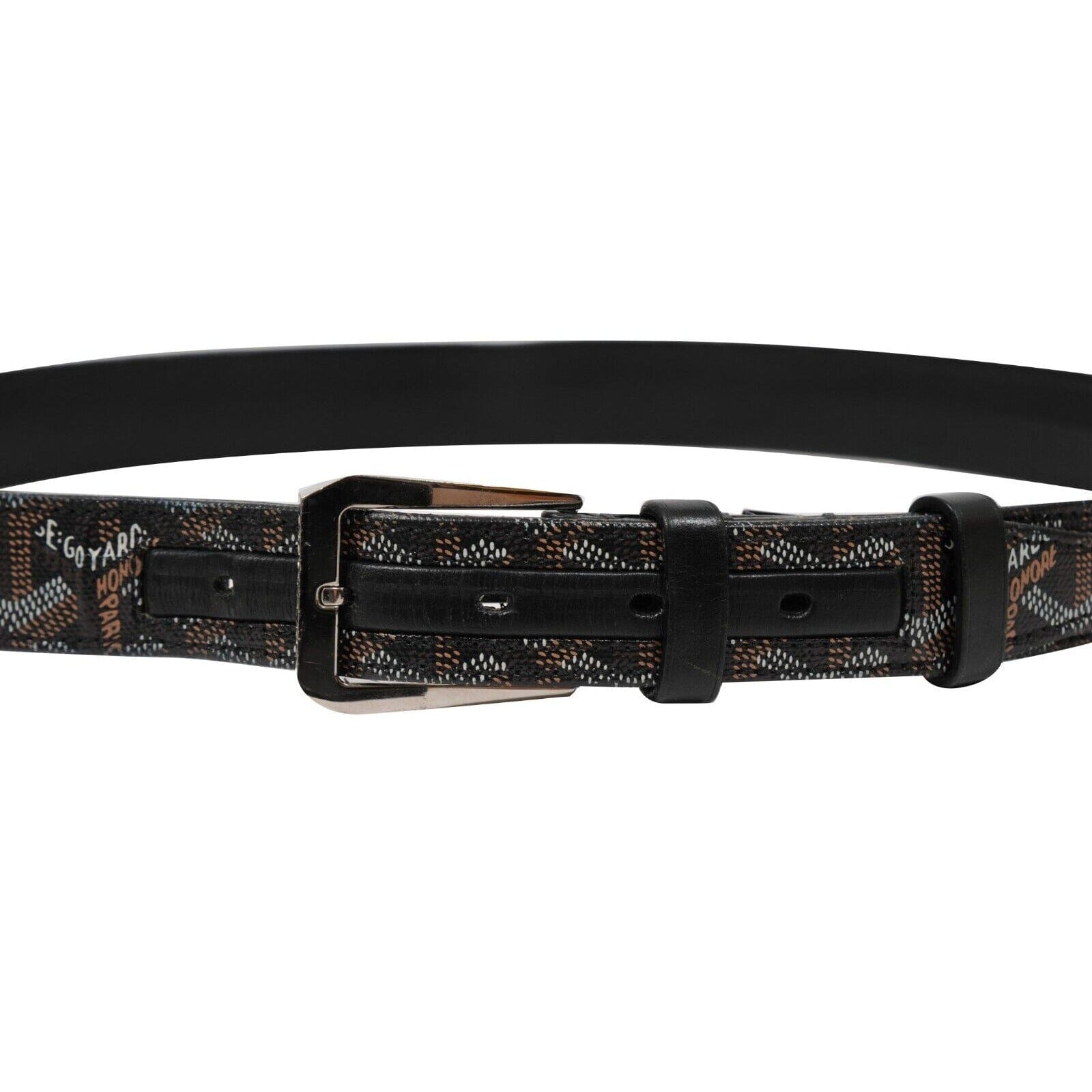 Goyard Mens Black Leather Fregate Belt Size 90 30 31 32 – THE-ECHELON