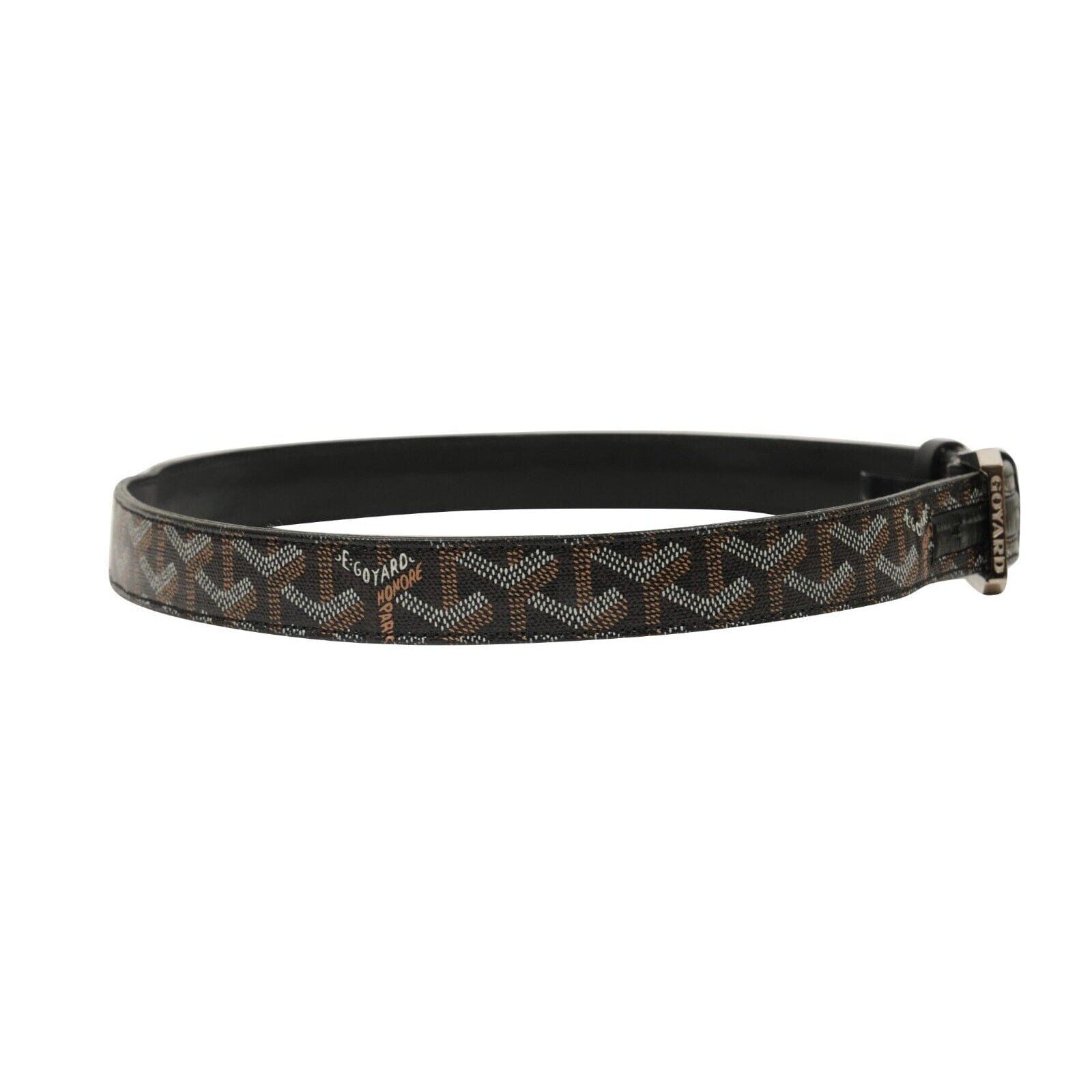 Goyard Mens Black Leather Fregate Belt Size 90 30 31 32 – THE-ECHELON