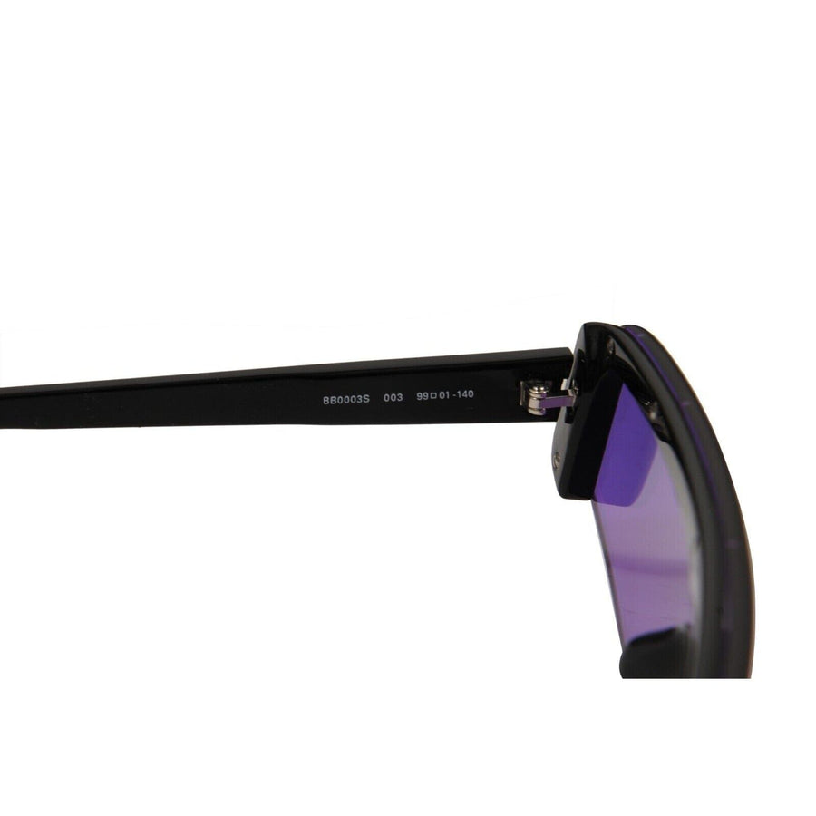Black Logo Extreme BB0003S Ski Reflective Shield Sunglasses BALENCIAGA 