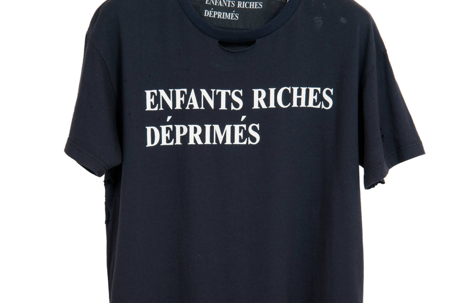 Black Logo T Shirt ENFANTS RICHES DÉPRIMÉS 