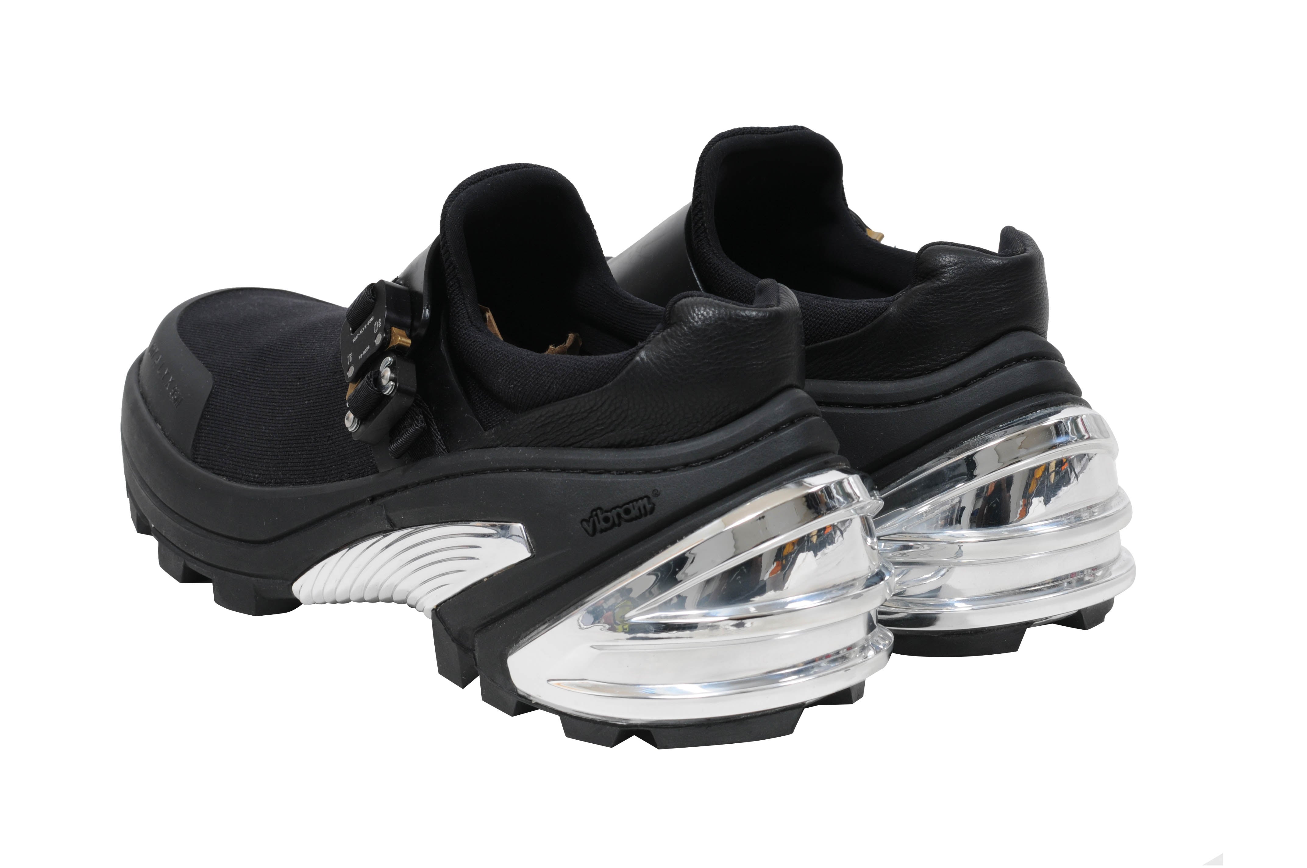 1017 ALYX 9SM Vibram sole low-top sneakers size 1017 ALYX 9SM Black Sock Mesh Rubber Buckle Vibram Sole Low  main image 3