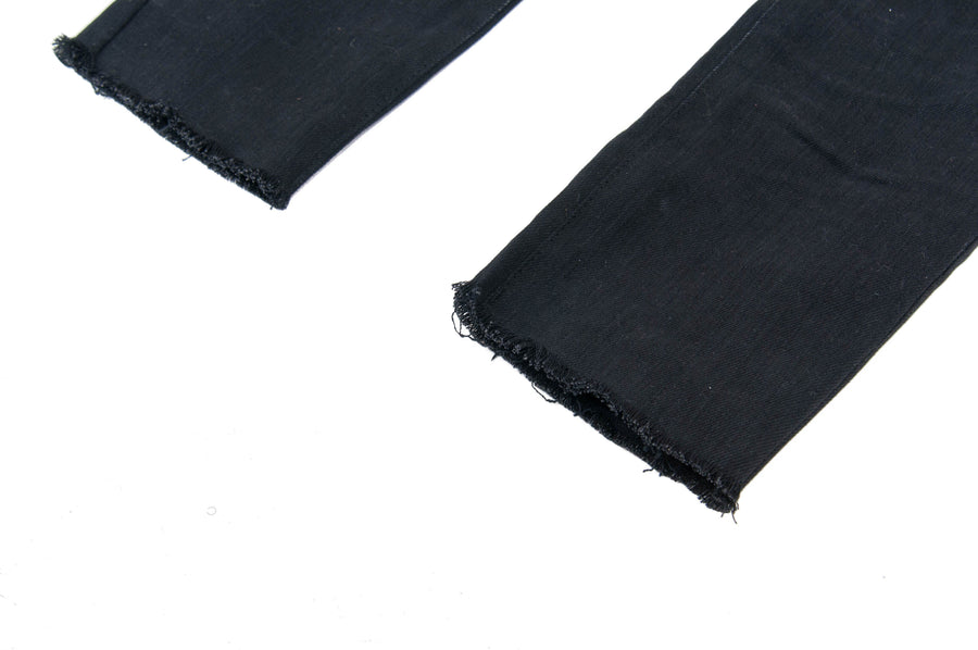 Black Raw Hem D10 Jeans SAINT LAURENT 