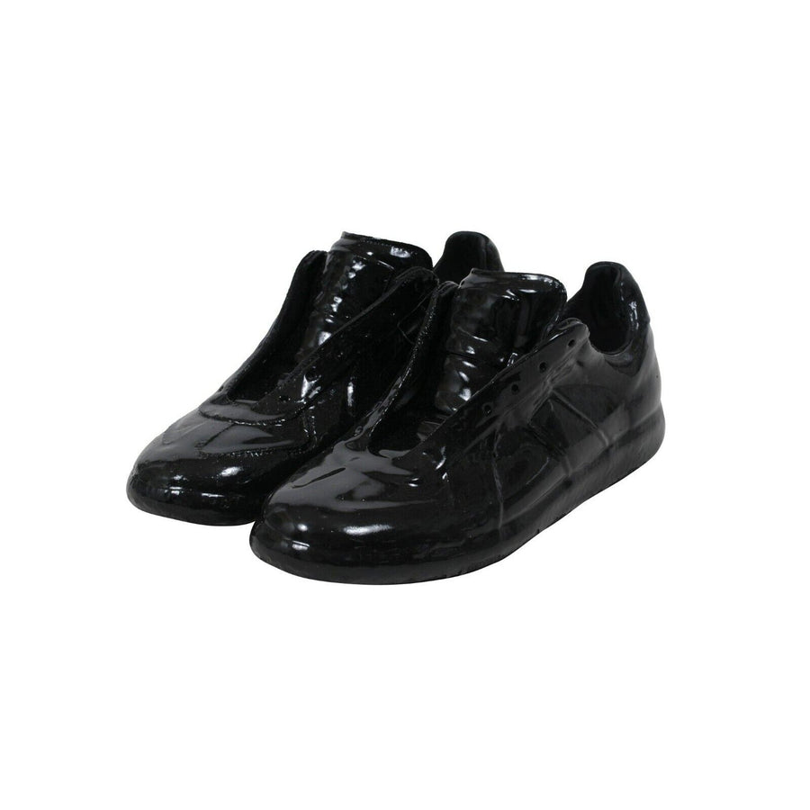 Black Rubber Coated Replica Sneakers Maison Martin Margiela 