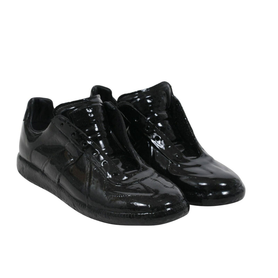 Black Rubber Coated Replica Sneakers Maison Martin Margiela 