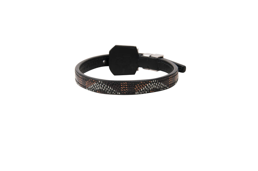 Black Small Pet Collar With Ribbon GOYARD 
