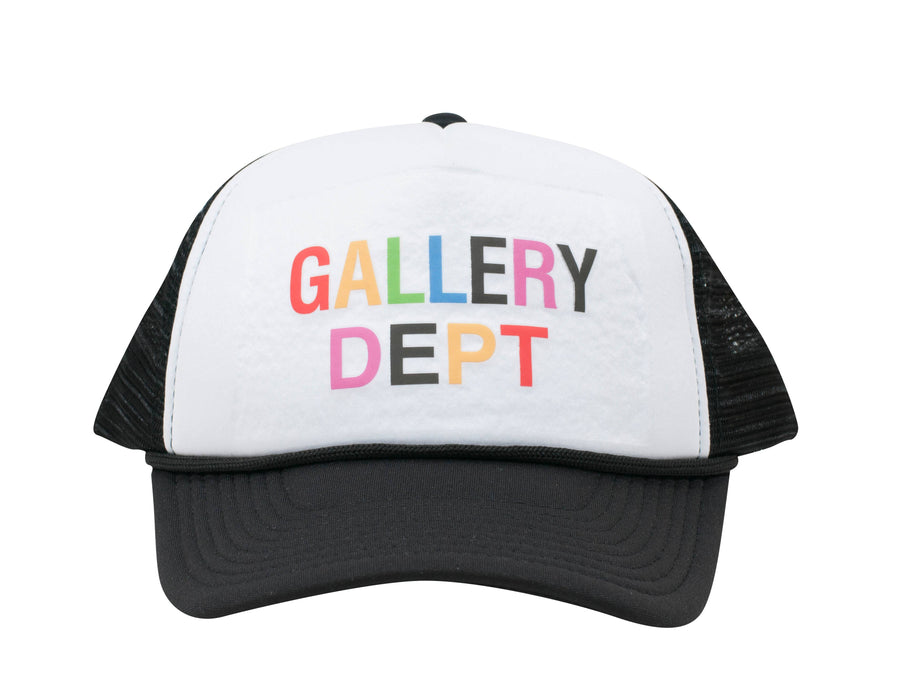 Black & White Multicolor Logo Trucker Hat Gallery Dept. 
