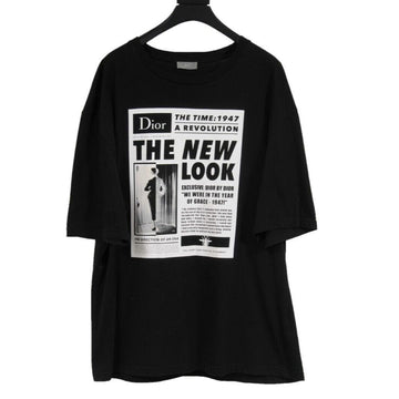 Black White The New Look 1947 Logo T Shirt DIOR 