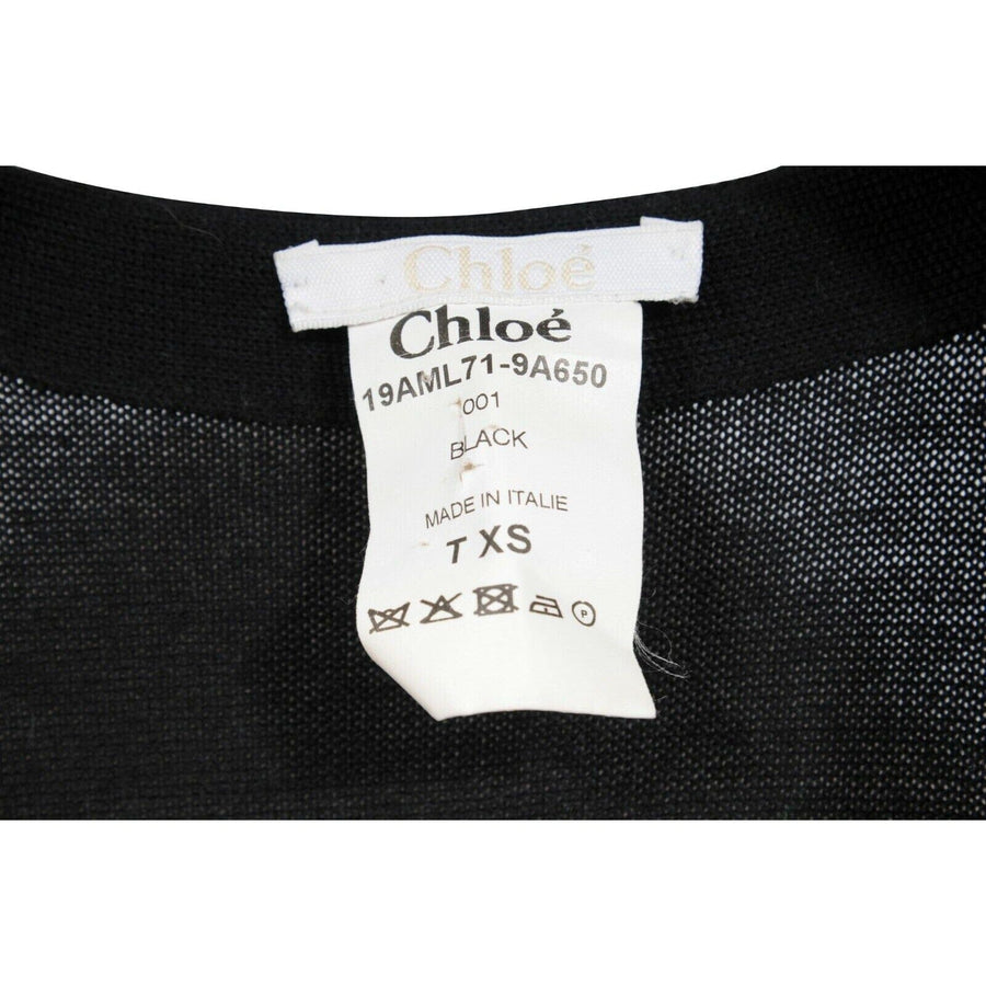 Black Wool Double Breasted V Neck Jumpsuit Romper Chloe 
