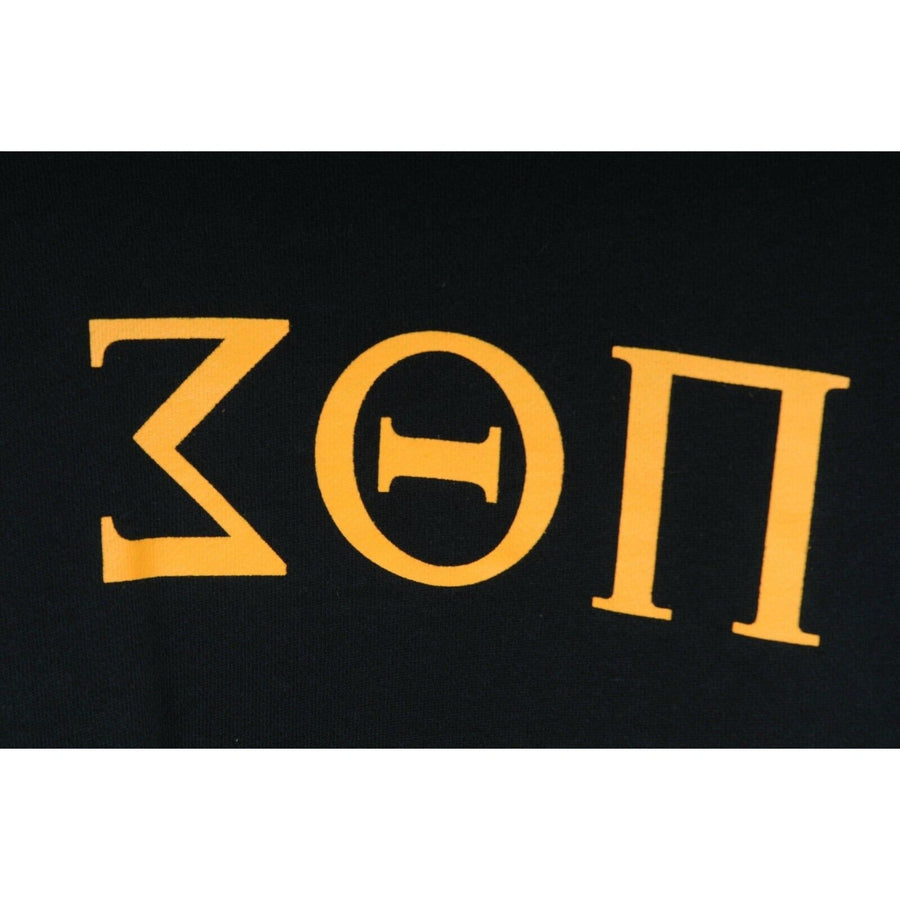 Black Yellow Greek Fraternity Letters Sweater APC 