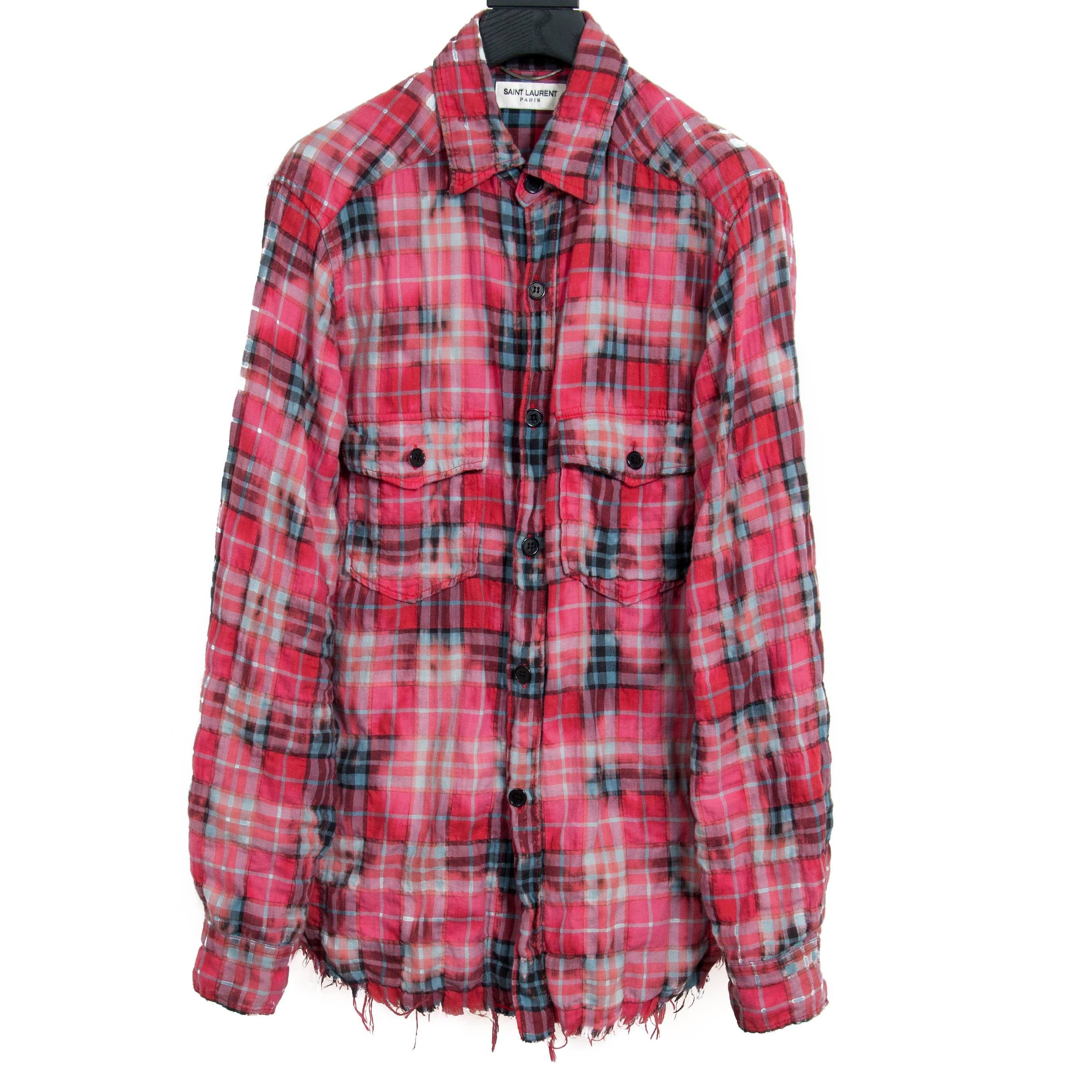 Bleached Red Flannel – THE-ECHELON1