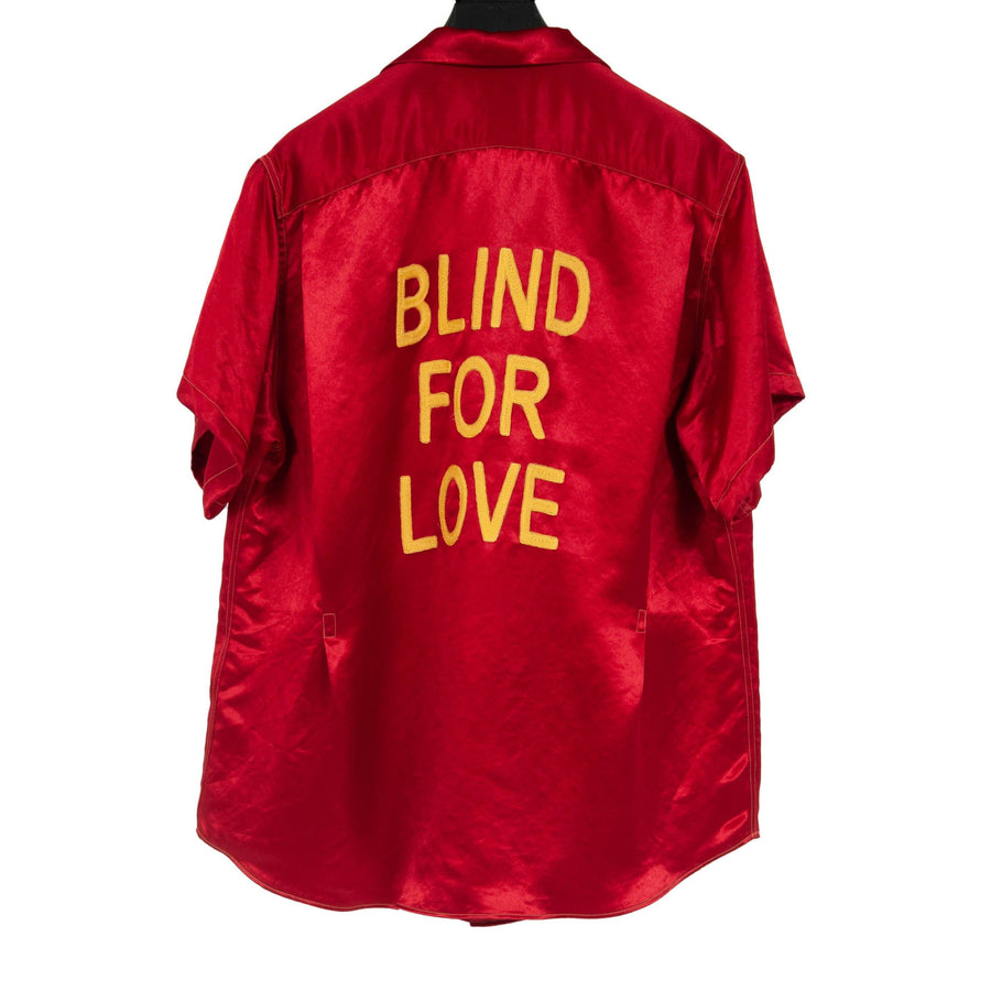 Blind For Love Satin Bowling Shirt GUCCI 