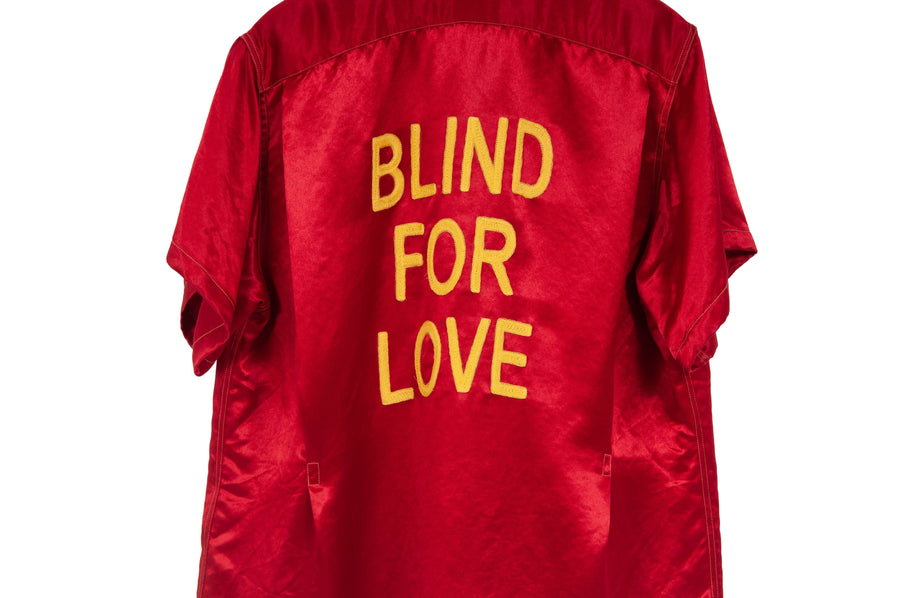 Blind For Love Satin Bowling Shirt GUCCI 