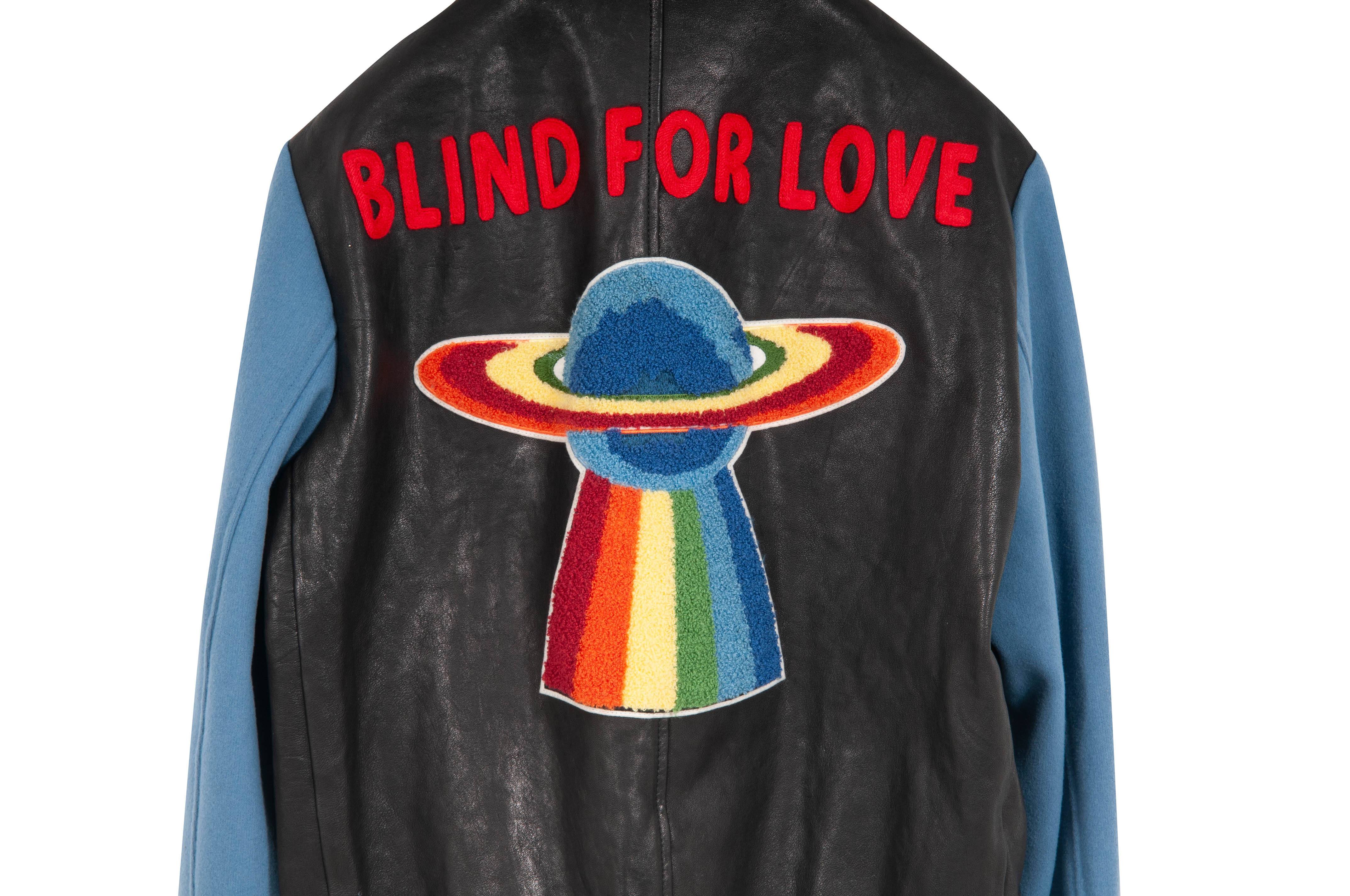 Blind For Love Varsity Bomber Jacket THE ECHELON