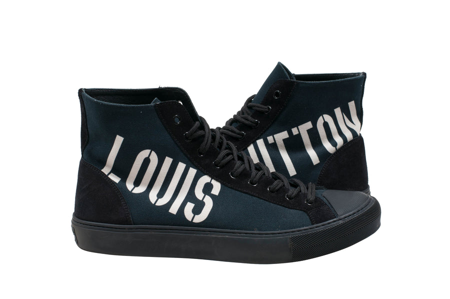 Blue & Black Logo Punchy Sneakers LOUIS VUITTON 